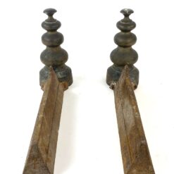 Žalvariniai malkų stovai – židinio dekoracijos 2 vnt. kompl. 9,5x39x21 cm