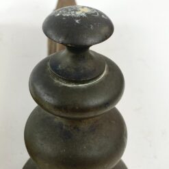 Žalvariniai malkų stovai – židinio dekoracijos 2 vnt. kompl. 9,5x39x21 cm