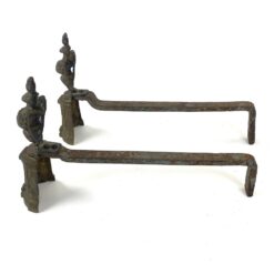 Žalvariniai malkų laikikliai 2 vnt. Komplektas 8x40x22,5 cm