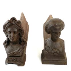 Ketaus židinio malkų laikikliai 2 vnt. Komplektas 9×32,5×16,5 cm