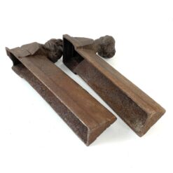 Ketaus židinio malkų laikikliai 2 vnt. Komplektas 9×32,5×16,5 cm