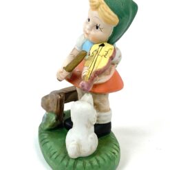 Porcelianinė statula “Mergaitė ir šuniukas” 5×7,5×11,5 cm