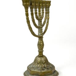 Žalvarinė menora 10x18x22,5 cm