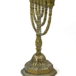 Žalvarinė menora 10x18x22,5 cm