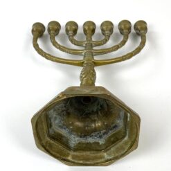 Žalvarinė menora 10x18x22,5 cm