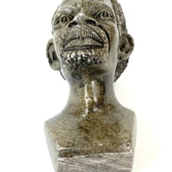 Akmeninė Afrikos vyro statula 10x7x15,5 cm