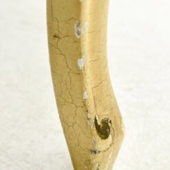 Provanso stiliaus, mėlyno gobeleno minkštasuolis 45x105x85 cm, 44 cm