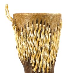 Vintažinė, rankinė džembė – būgnas 12x13x15,5 cm