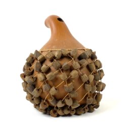 Afrikietiškas mušamasis instrumentas "Shekere Gourd" 17x17x21 cm
