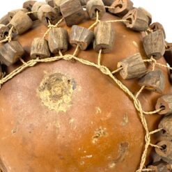 Afrikietiškas mušamasis instrumentas “Shekere Gourd” 17x17x21 cm