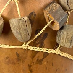 Afrikietiškas mušamasis instrumentas “Shekere Gourd” 17x17x21 cm