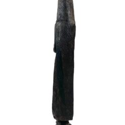 Vintažinė, medinė, raižyta Afrikiečio statula 7x5x34,5 cm