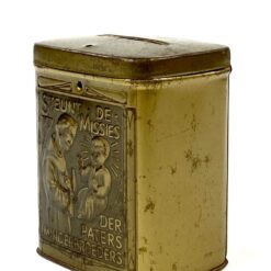 Žalvarinė aukų dėžutė – taupyklė 6x8x9,5 cm