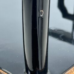 Rytietiškas valgomojo komplektas: apvalus stalas ir 4 vnt. krėslų