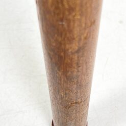 Mid Century krėslas su raudona eko oda 58x61x81 cm, 48 cm