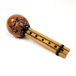 Vintažinis pūčiamasis instrumentas "Pungi" 26,5x7x8 cm