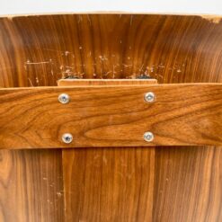 Mid Century stiliaus kėdė su kailiu 58x56x73 cm, 39 cm