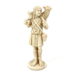 Piemens statula iš polirezino 4,5x7x17 cm