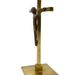 Pastatomas žalvarinis kryžius 8x8x20 cm