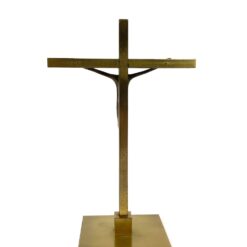 Pastatomas žalvarinis kryžius 8x8x20 cm