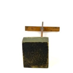 Pastatomas žalvarinis kryžius 3,5×6,5×14 cm