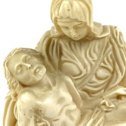 Švč. Mergelės Marijos su Jėzumi statula iš polirezino 5x8x12 cm