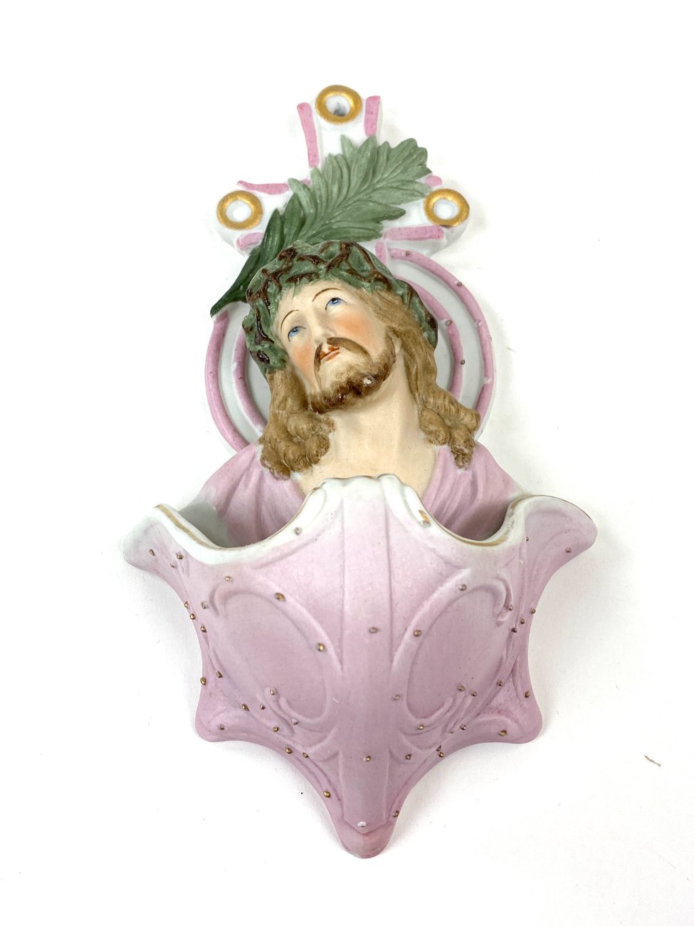 HK1191-religines-skulpturos-ir-paveikslai-1 Švęsto vandens pakabinamas indas – kropilinė 7×11,5×21 cm