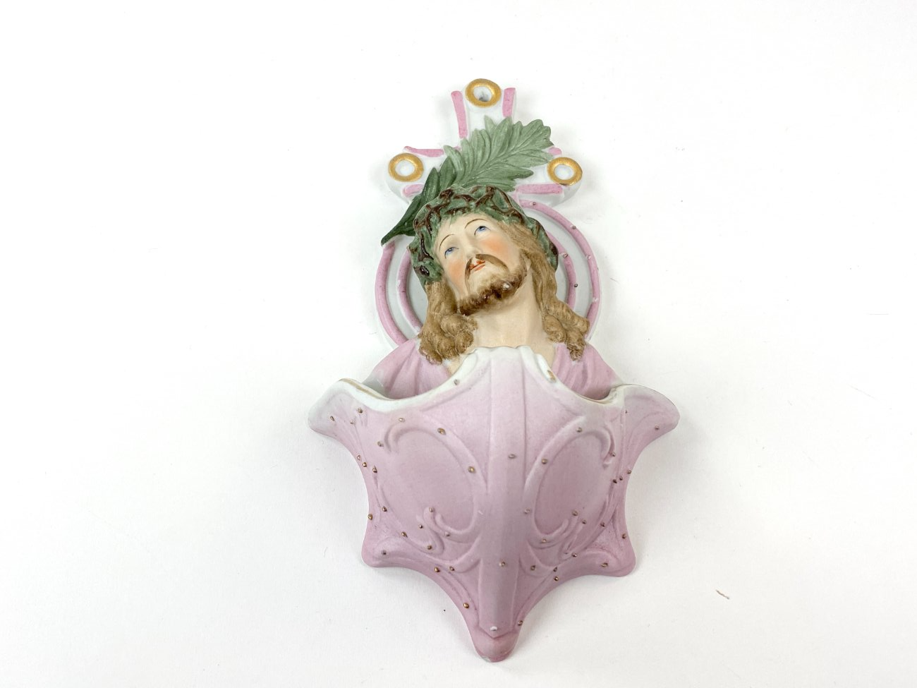 HK1191-religines-skulpturos-ir-paveikslai-2 Švęsto vandens pakabinamas indas – kropilinė 7×11,5×21 cm