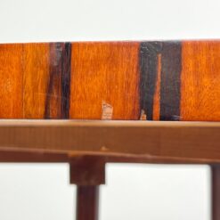 Art Deco stiliaus išskleidžiamas valgomojo stalas 120×120(+41)x75 cm