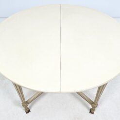 Provanso stiliaus, medinis, išskleidžiamas stalas 114×114(+50)x75 cm