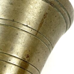 Žalvarinis, senovinis, rankinis varpelis 5x5x9 cm