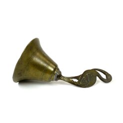 Rankinis, žalvarinis varpelis su paukščio atvaizdu 7x9x13,5 cm