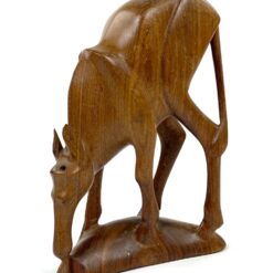 Medinė antilopės statula 13,5x5x19 cm