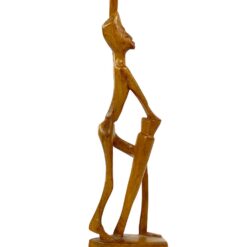 Medinė grojančio Afrikiečio statula 8×3,5×29 cm