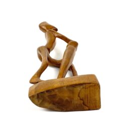 Medinė grojančio Afrikiečio statula 8×3,5×29 cm