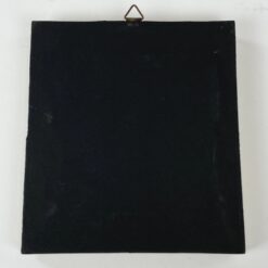 Ikona: Šv. Lambertas guodžia ligonius. Žalvaris, emalė, medis 2x13x14,5 cm