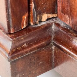 Trijų durų raudonmedžio rūbų spinta su veidrodžiu 73x219x202 cm