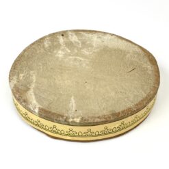 Vintažinis, rankinis šamanų būgnas 17x17x3 cm