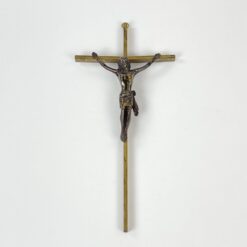 Žalvarinis pakabinamas kryžius 3,5x12x25 cm