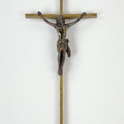 Žalvarinis pakabinamas kryžius 3,5x12x25 cm