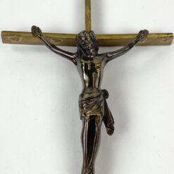 Žalvarinis pakabinamas kryžius 3,5x12x25 cm