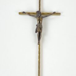 Žalvarinis pakabinamas kryžius 3,5x12x25 cm