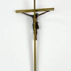 Žalvarinis pakabinamas kryžius 3,5x12x25 cm