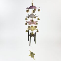 Vintažinis, rytietiškas vėjo varpelis 8x8x50 cm