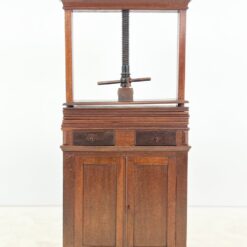 Senovinis, ąžuolinis presas su komoda 46x78x188 cm