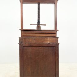 Senovinis, ąžuolinis presas su komoda 46x78x188 cm