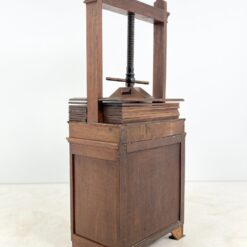 Senovinis, ąžuolinis presas su komoda 46x78x188 cm