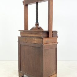 Senovinis, ąžuolinis presas su komoda 46x78x188 cm
