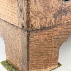 Senovinis, ąžuolinis presas su komoda 46x78x188 cm