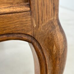 Ąžuolinis kosmetinis staliukas su užlenkiamais veidrodžiais 47x130x163 cm